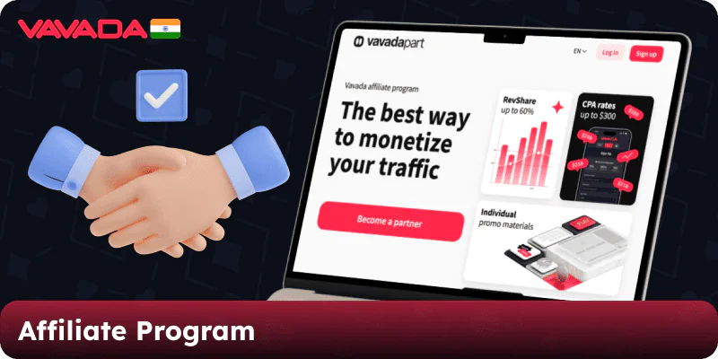 Vavada casino affiliate program for Indian players