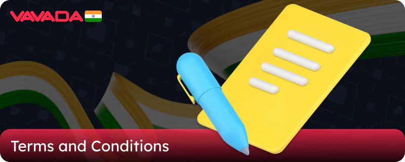 Terms of Use of Vavada Casino Website in India